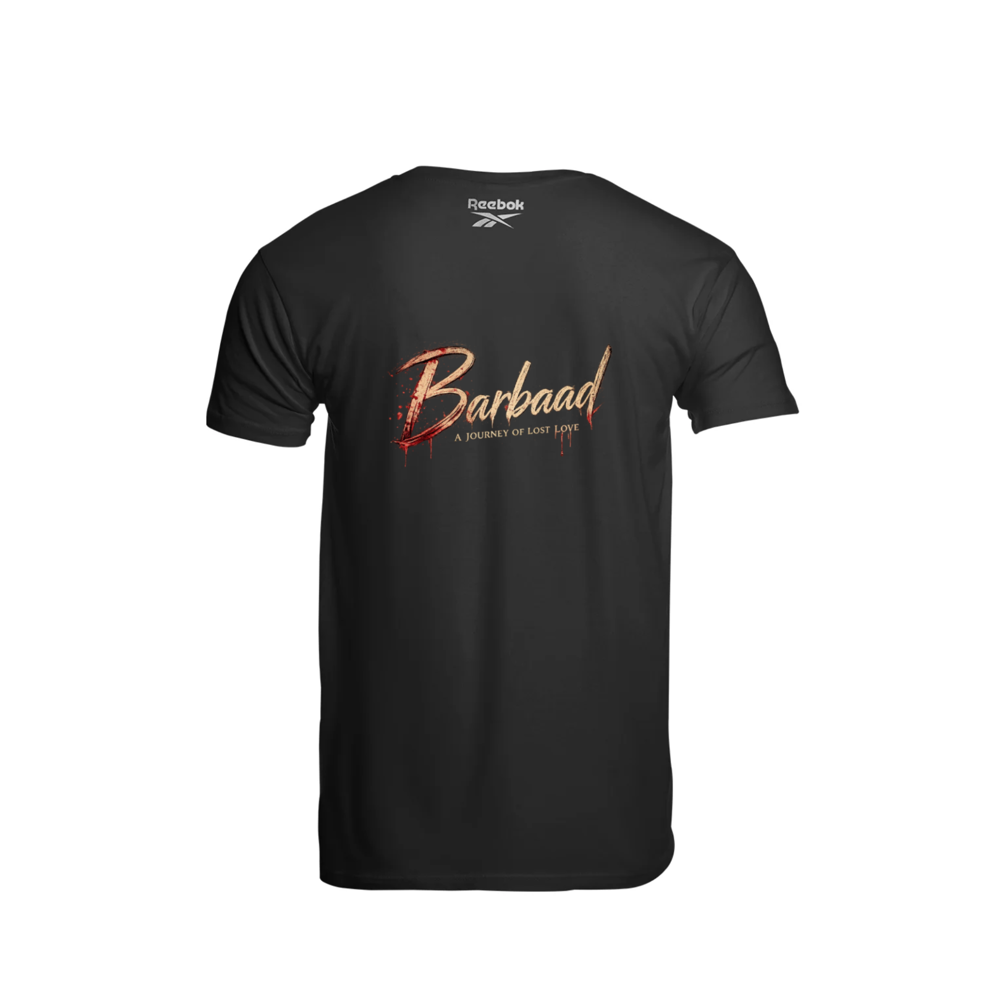 Barbaad custom merchandise back design